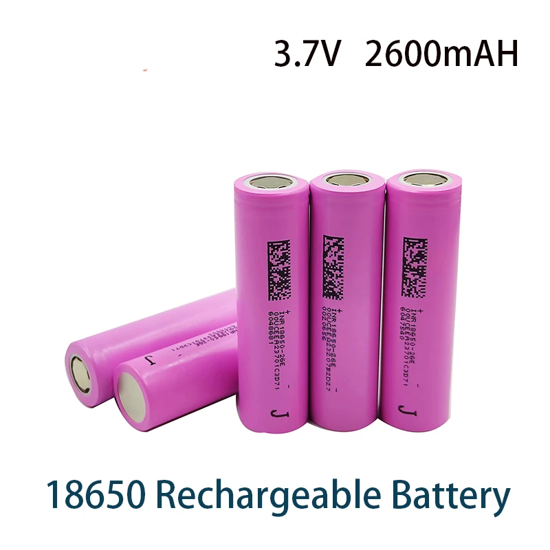 Original 18650 Original For 18650 2600mAh 5C ischarge  18650 26E 18650 Battery Li-ion 3.7v Rechargable Battery