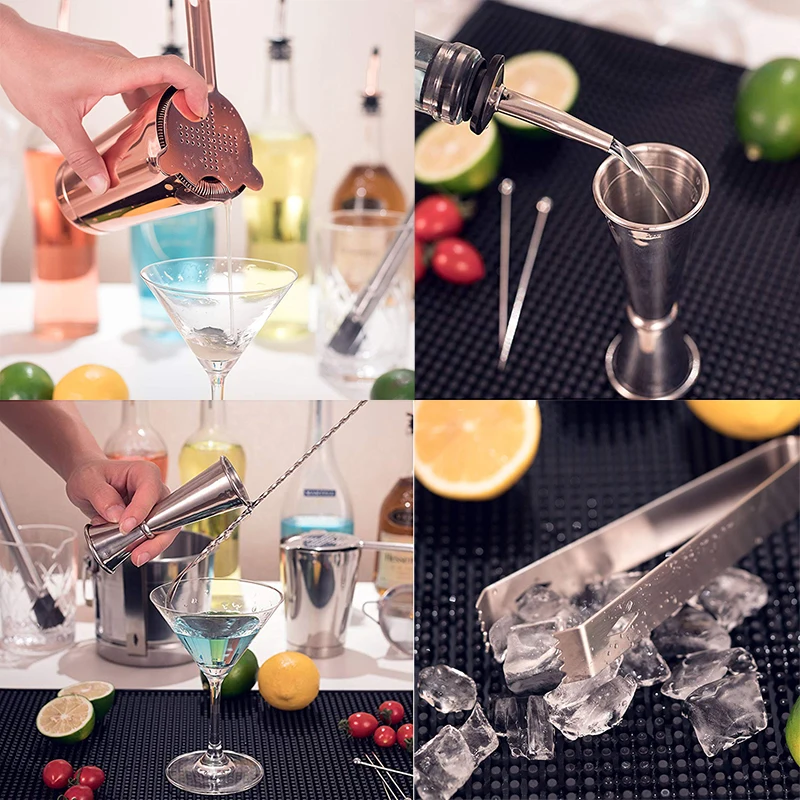 Juego De Coctelera Boston Profesional 18oz+28oz | Set De Bartender Acero Inoxidable, Herramienta Cócteles