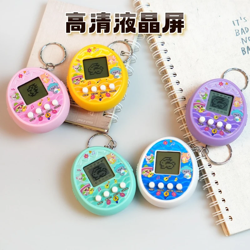 Machines électroniques pour animaux de compagnie faciles à transporter, jouets nostalgiques, Machines de jeu d'alimentation, porte-clés de culture virtuelle, cadeaux pour enfants