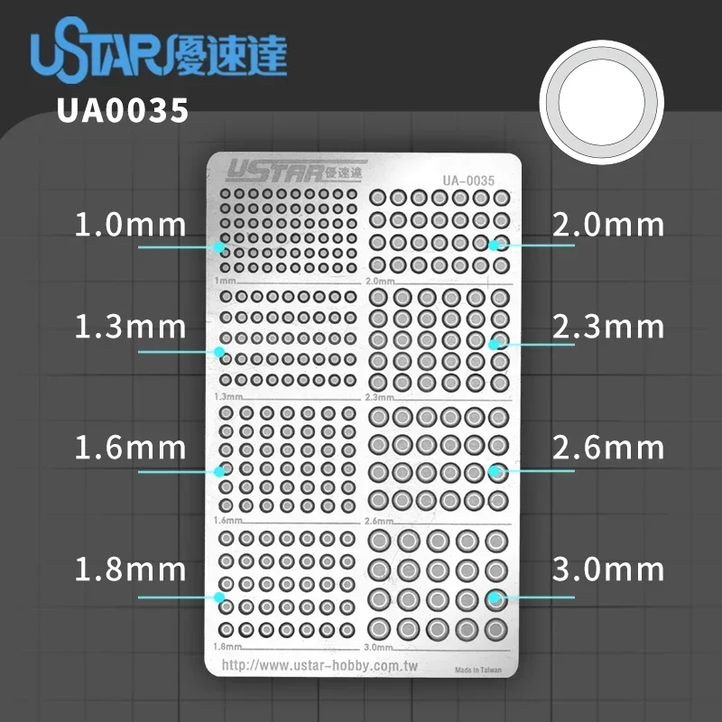 Ustar modelo ferramentas UA-80031 ~ 80061 modelo peças de gravação modelo ferramentas de construção peças de modificação para modelador acessórios diy