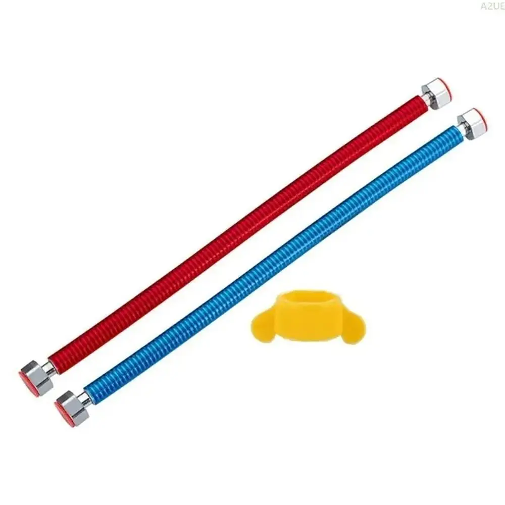 

1 шт. прочный 20/30/40/50 см шланг водонагревателя холодная/горячая ручная гофрированная труба 304 гибкая нагревательная труба из нержавеющей стали