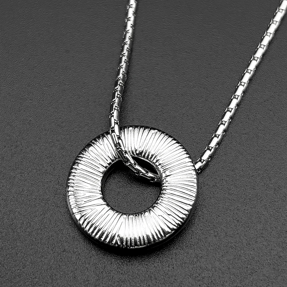 Israel Jewish Scripture Hebrew Pendant Necklace for Women Men Stainless Steel Gold Silver Color Prayer Chain Amulet Jewelry