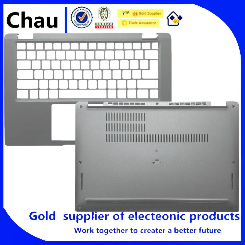 

New For Chau Latitude 5330 E5330 Upper Case Palmrest Cover /Bottom Base Cover 0070YP 008RX4