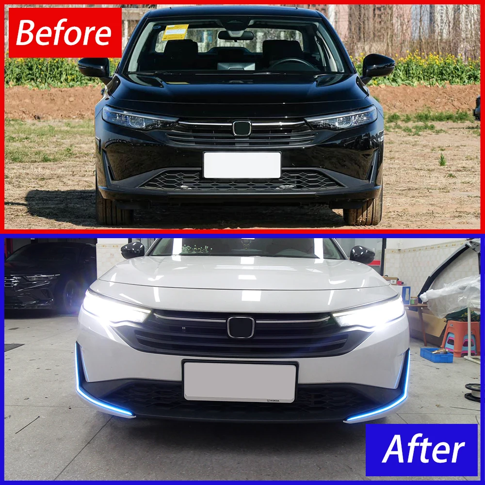 Car Lights For Honda Integra 2025-Now Front Bumper Upgrade LED Fog Lamp Daytime Running Light Assembly Tools Car Accessories