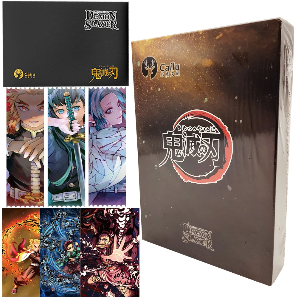 

Demon Slayer Hot Blooded Anime Collection Card Fun Fluorescent Paper Card Classic Handsome Protagonist Creative Toy Child's Gift