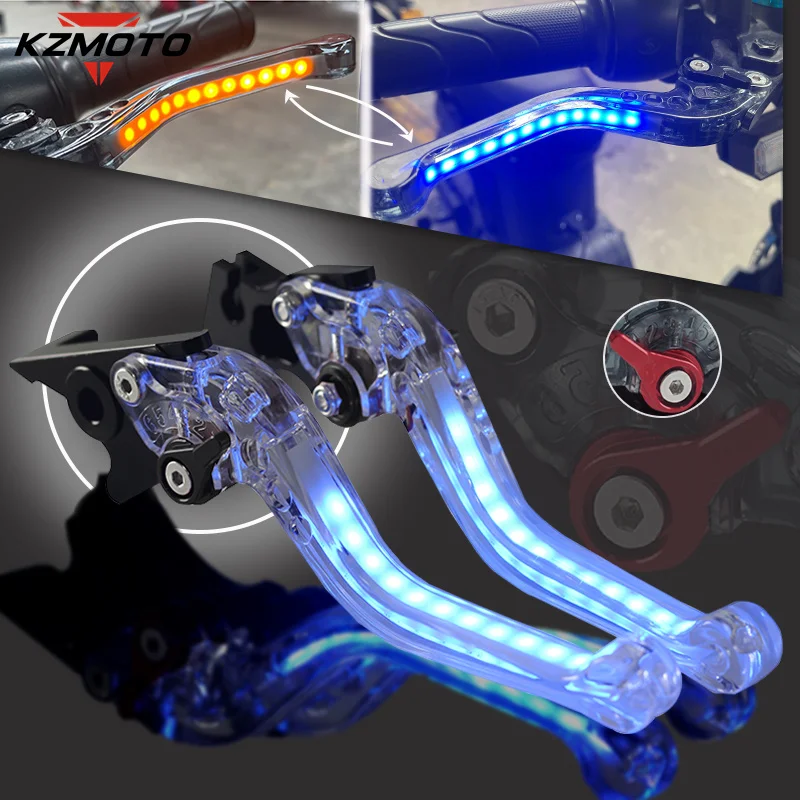 

Motorcycle Always-on Turn Signal Light Brake Clutch Lever Handle Grips For DIAVEL Carbon XDiavel/S MULTISTRADA 1200 S/GT