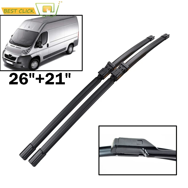 Misima Windshield Windscreen Wiper Blades For Peugeot Boxer 2006 2007 2008 209 2010 2011 2012 2013 Front Window For Fiat Ducato