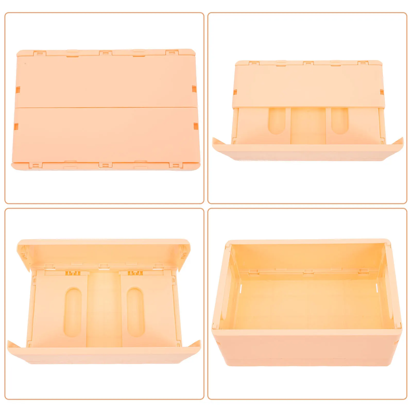 

Storage Box Foldable Sundries Organizer Cube Bin For Home Office Dorm Simple Desktop Container Household Cosmetics Storage
