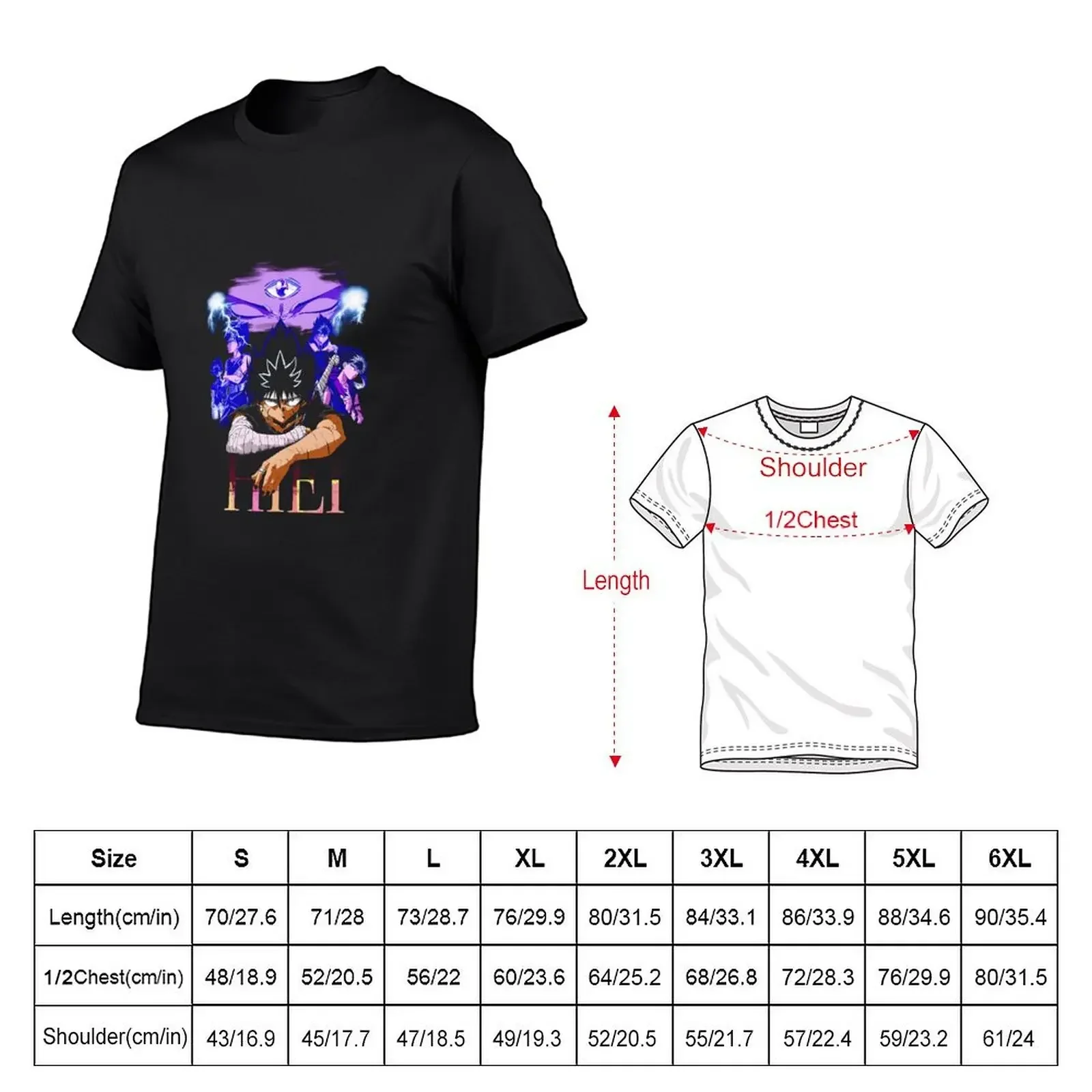 Classic Yu Yu Hakusho manga T-Shirt graphics vintage anime shirt rapper graphic tees mens vintage t shirts