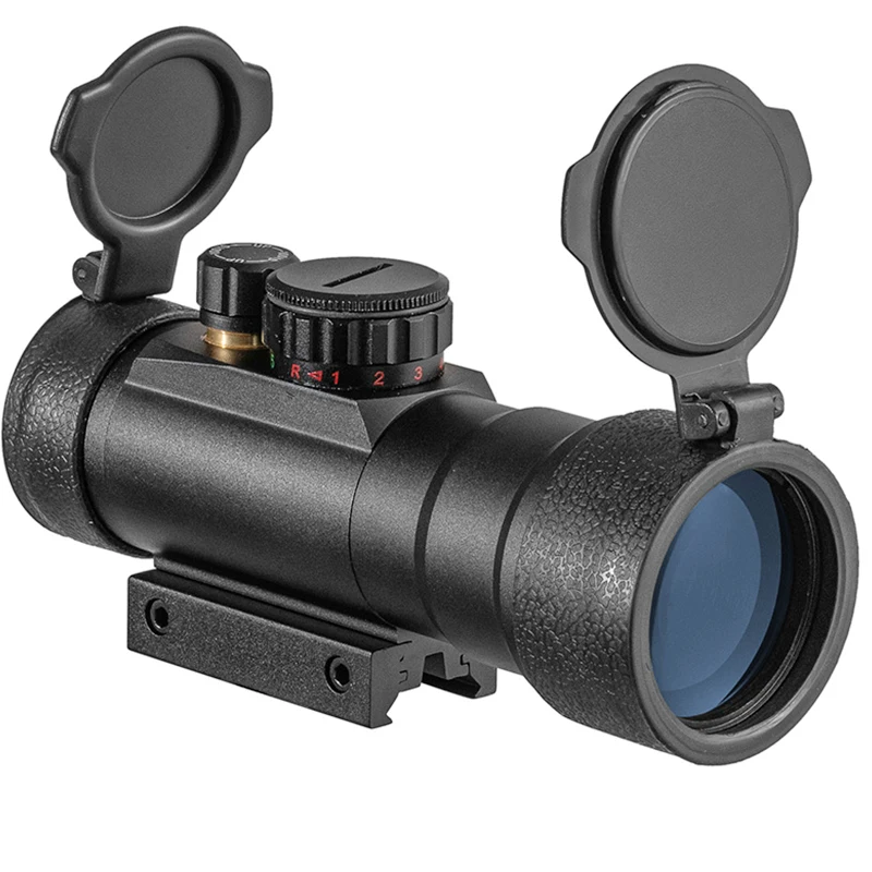 Tactical 3x42 Red Green Dot Sight Scope Optic Collimator Hunting Riflescope With 11/20MM Dovetail For Rifle Outdoor Air Gun