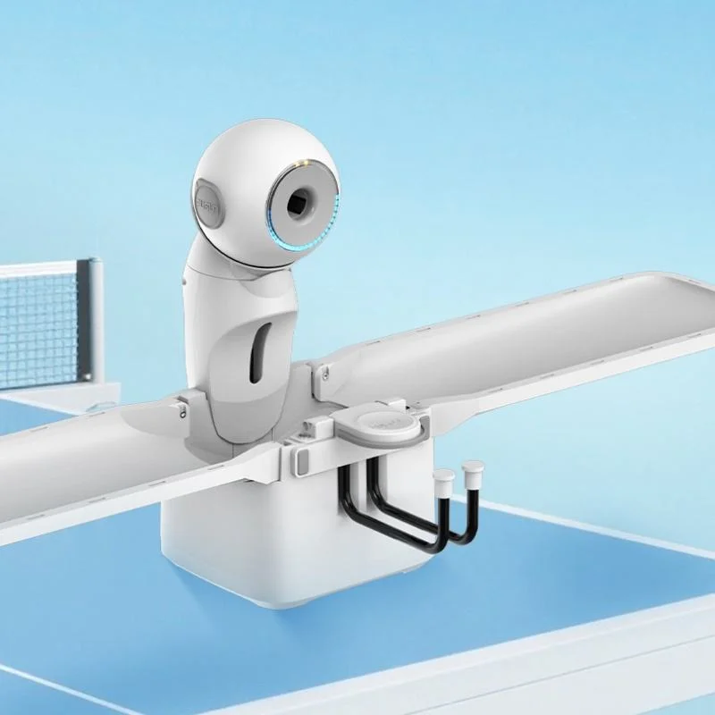 

Новый дизайн PUSUN Dora Робот для настольного тенниса с сетчатой машиной для пинг-понга Spin Ball Регулировка приложения Управление Тренажер для настольного тенниса