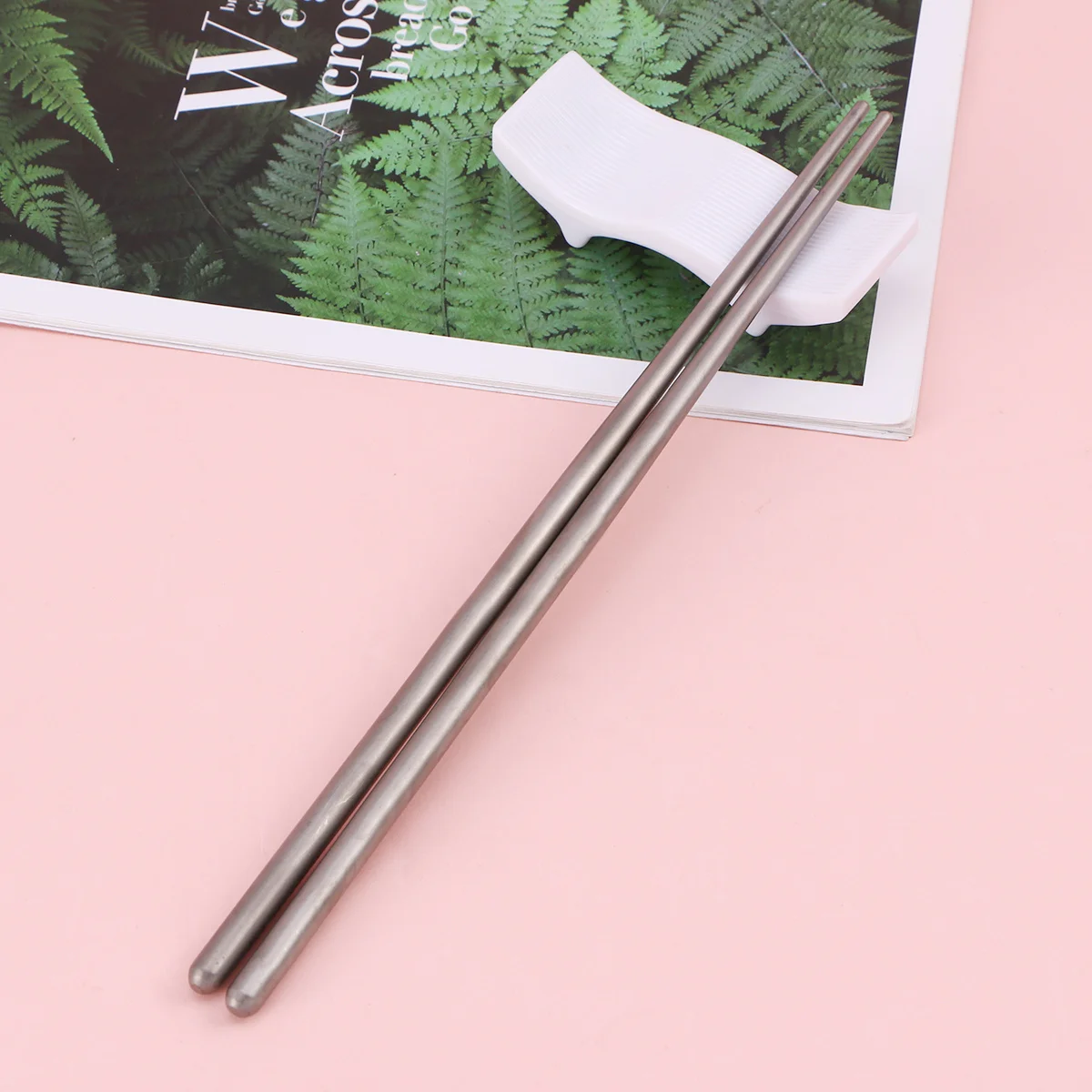 

5Pcs Chopstick Rest Imitation Porcelain Heat Resistant Spoon Fork Holder for Home Dining Chopstick Rest