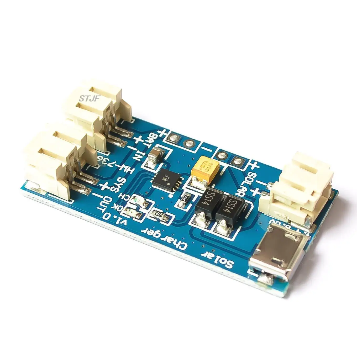 500ma Mini Solar Lipo Lade platine cn3065 Lithium Batterie Lade chip DIY Outdoor Lade modul für Arduino