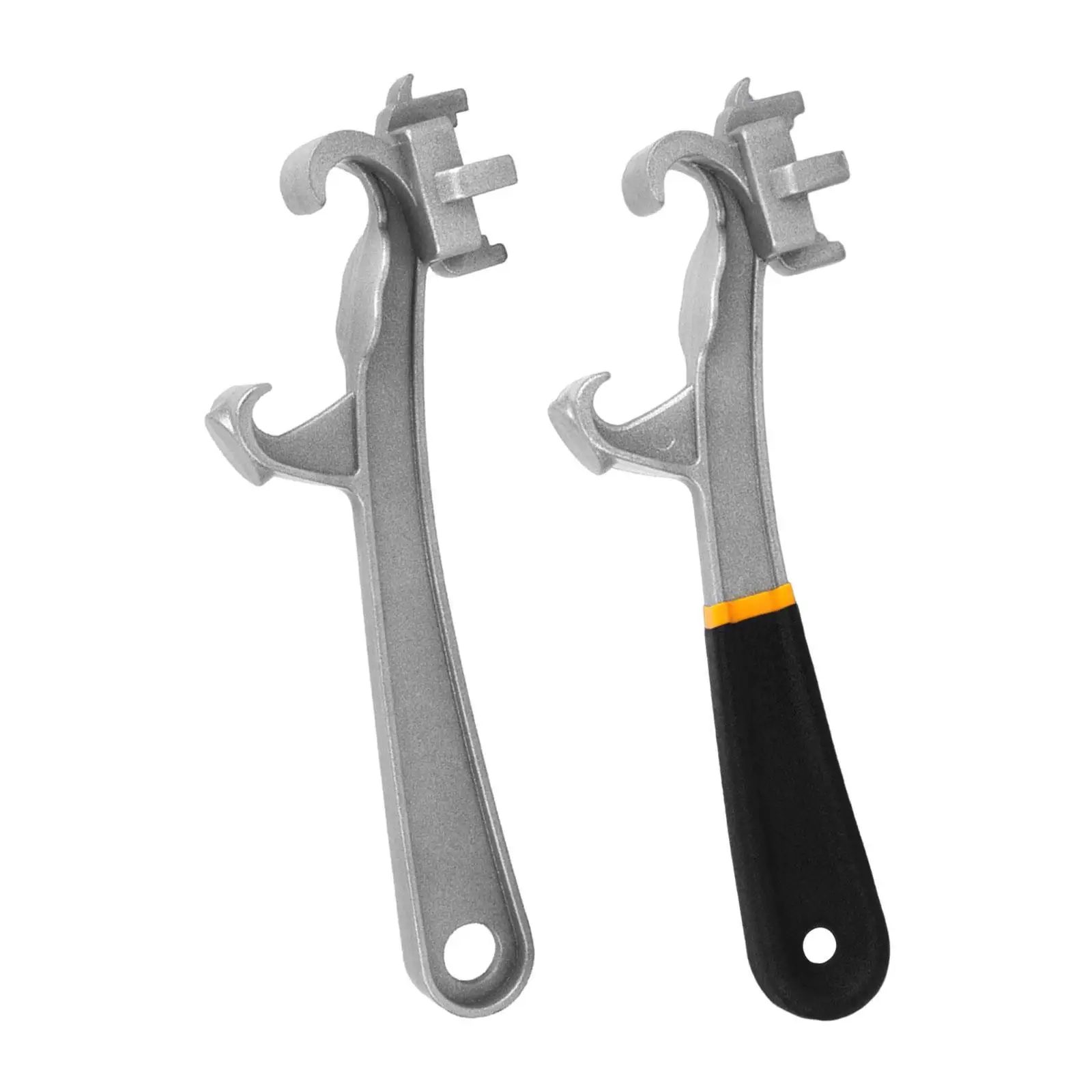 

Ручной многофункциональный гаечный ключ из алюминиевого сплава с двойной головкой, открывалка для ведра, инструмент для снятия крышки для магазинов, масляные ведра