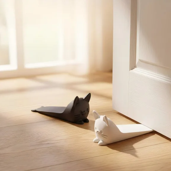Cat Door Stall Ornament Tide Play Creative Animal Toy Door Stopper