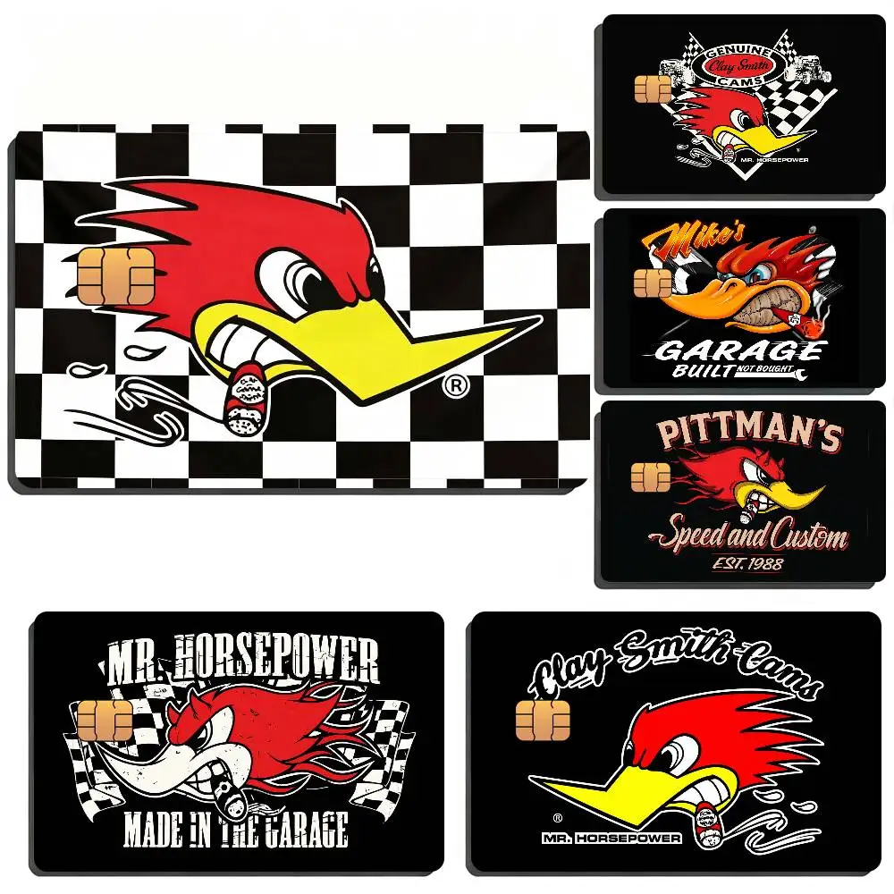 Mr H-Horsepower Clay Smith Film Skin Card Sticker For Bank Bus Metro Credit Debit Card Waterproof