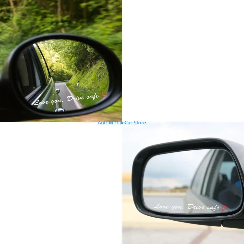 Autocollant rétroviseur G8TE, autocollant d'auto-affirmation, vous aimez conduire en toute sécurité, pour le conducteur