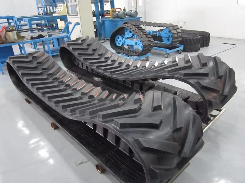 Agricultural Rubber Track Combine Harvester Truck Rubber Track Pad 300mm 400mm 500mm Good Price