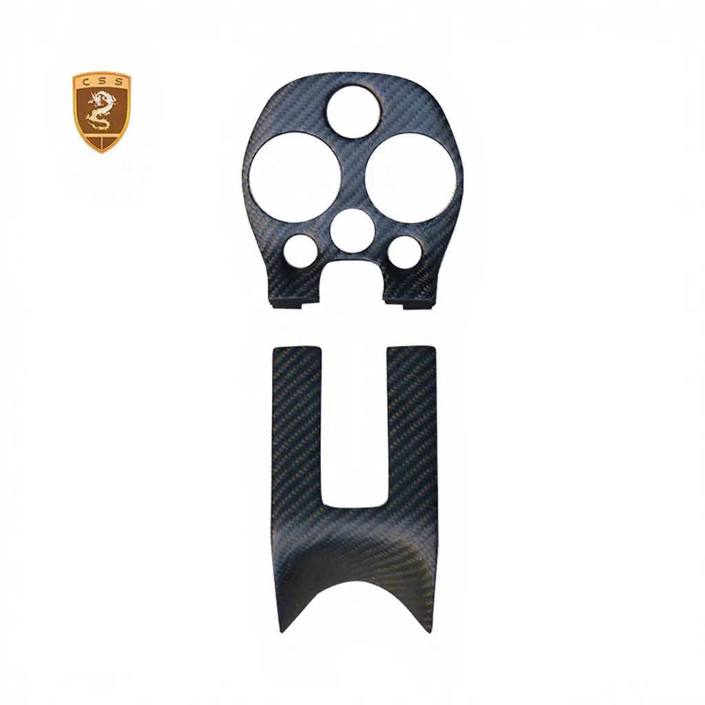 

3K Real Carbon Fiber Center Console Gear Panel Cover Trim for McLaren 540c 570s
