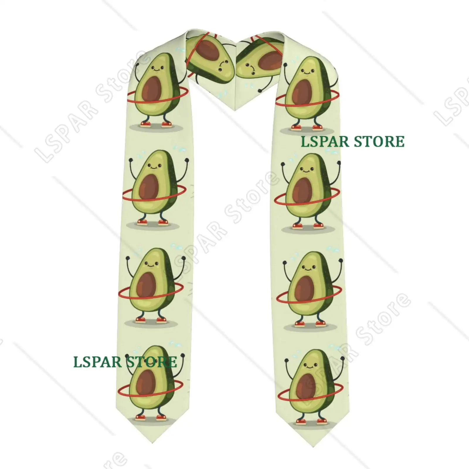 

Avocado1 Print Unisex Adult Graduation Stole Shawl for Academic Commencements