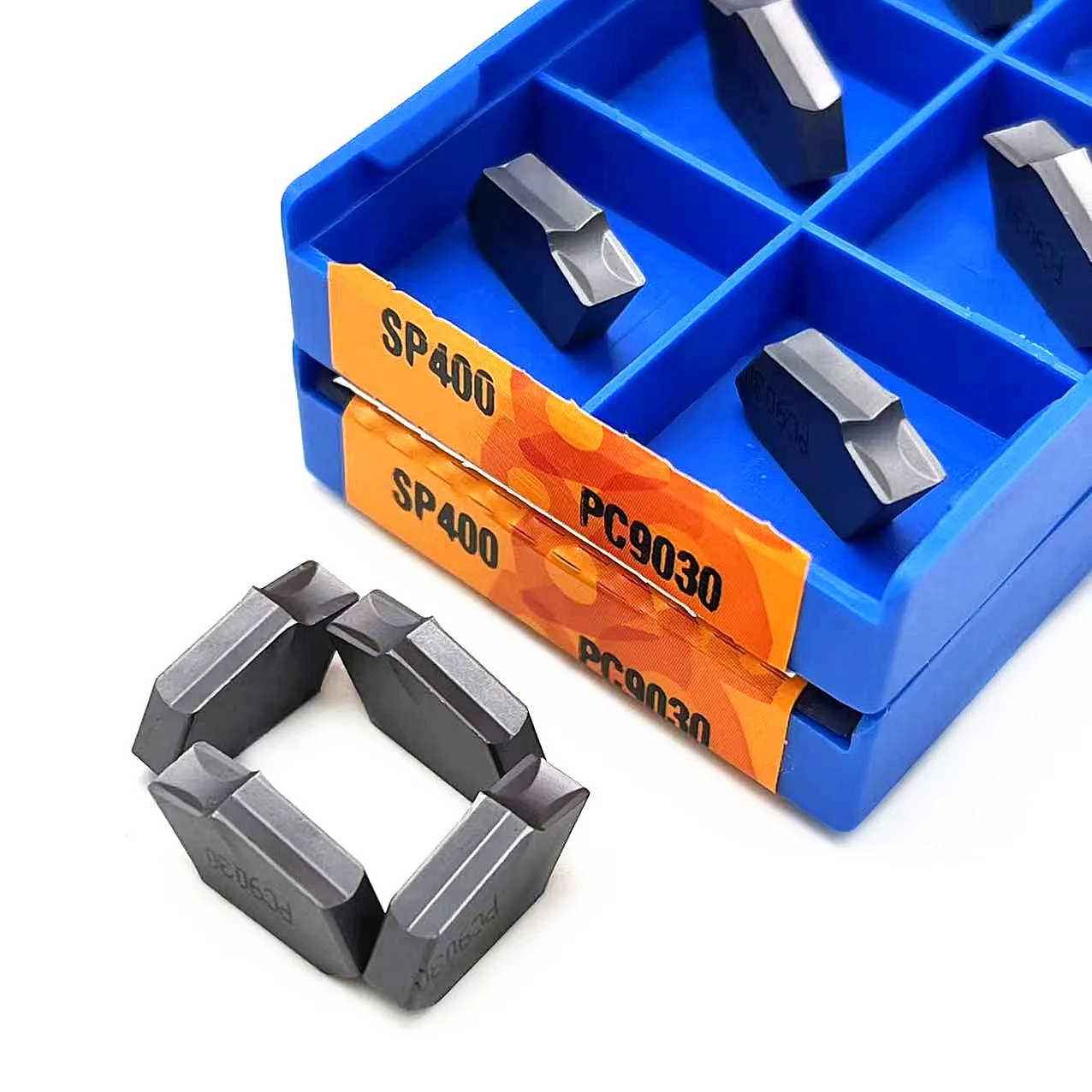 Insertos de carburo ranurado, herramienta de ranurado de metal, torno CNC, SP400, PC9030, NC3020, NC3030, NC3020