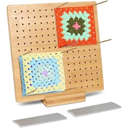 20cm Crochet Blocking Board Crochet Stainless Steel Rod Pins Great Tensioning Small Knitting Crochet Parts For Needlework Lovers