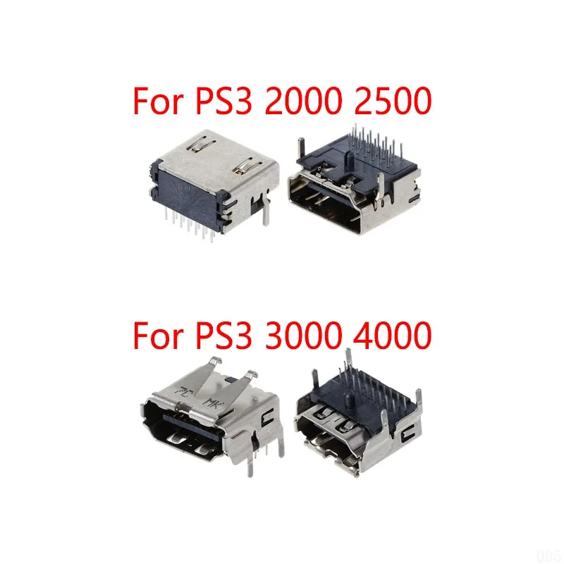 1 buah/lot konektor Port HDMI antarmuka HDMI kompatibel untuk Sony PS3 2000 2500 untuk Playstation 3 Slim 3000 4000