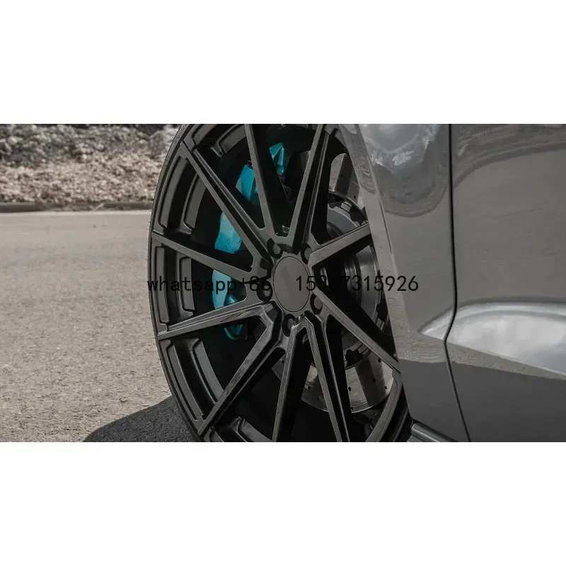 Custom 20 21 22 23 inch modified alloy wheels black passenger rims forged wheels for Any Car