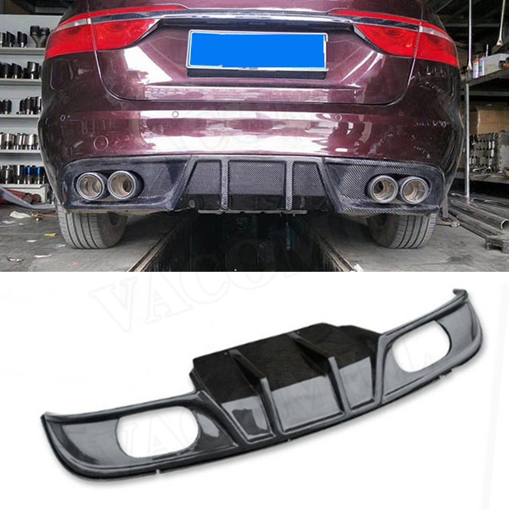 

VACOMUL Carbon Fiber Rear Diffuser Spolier For Jaguar XEL XE XF XFL 2016 -2021 Car Rear Lip Bumper FRP