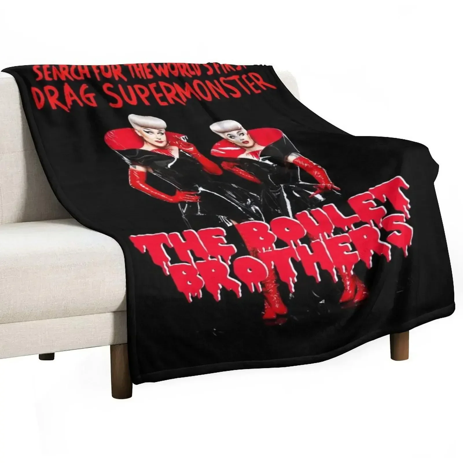 

The Boulet Brothers Dragula Throw Blanket warm for winter Decorative Sofas Blankets