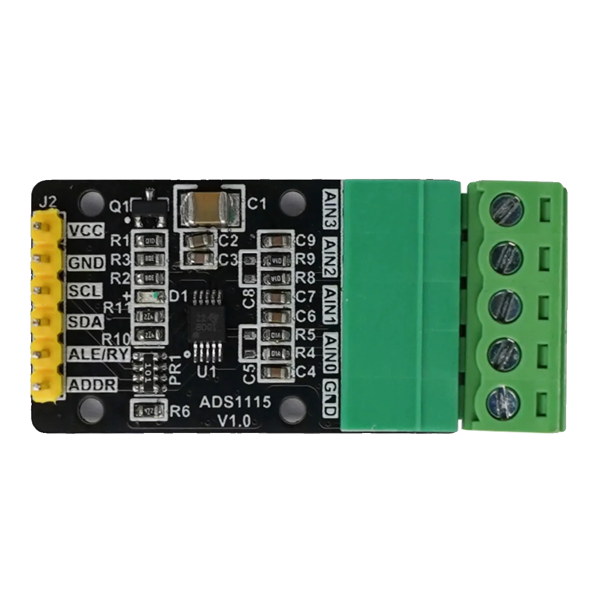 

ADS1115 Analog-to-digital Converter 4-channel High-precision 16 Bit ADC Data Acquisition Module I2C Communication