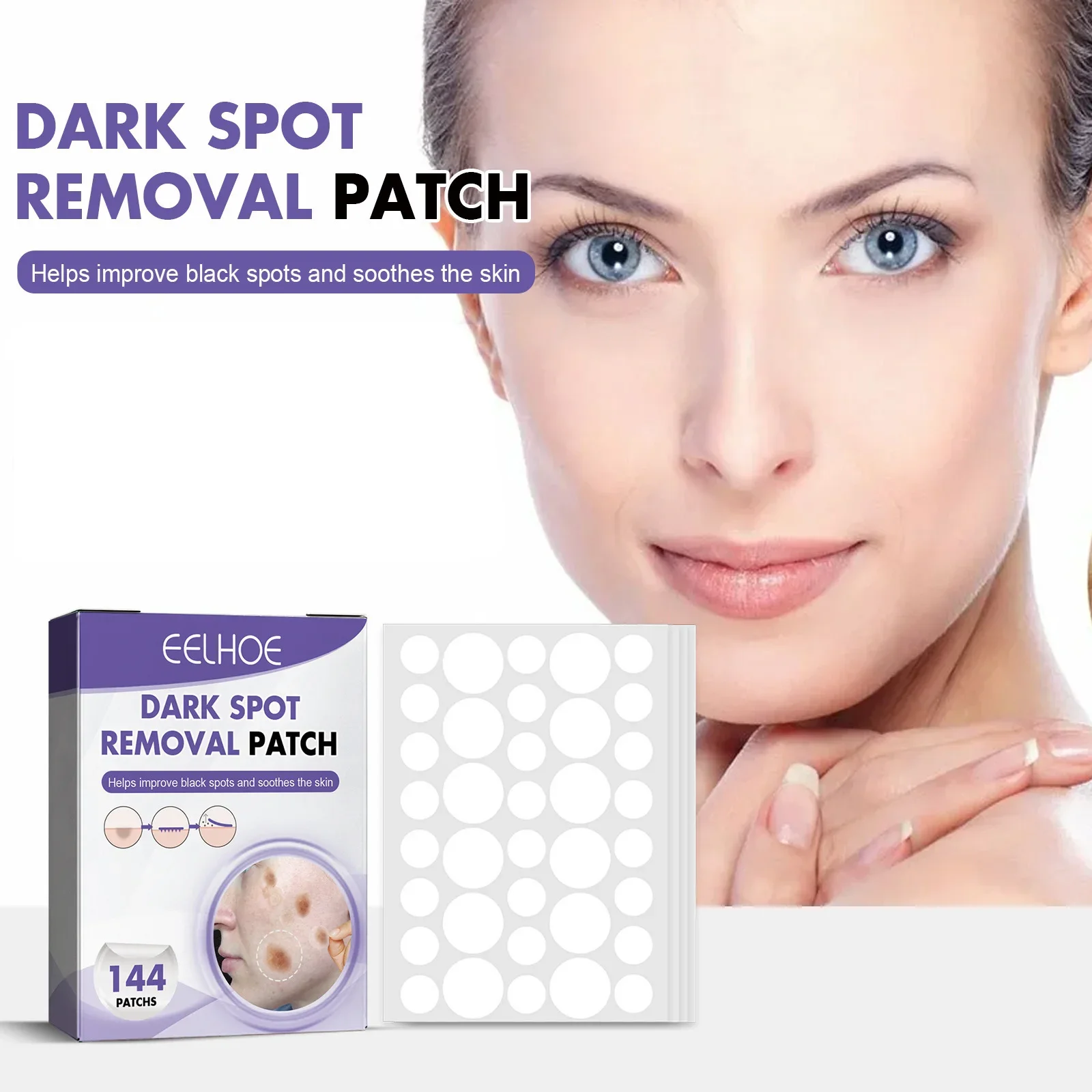 144Pcs Hydrocolloid Acne Patches Invisible Pimple Spot Marks Remover Concealer Cover Stickers Facial Skin Care Treatment