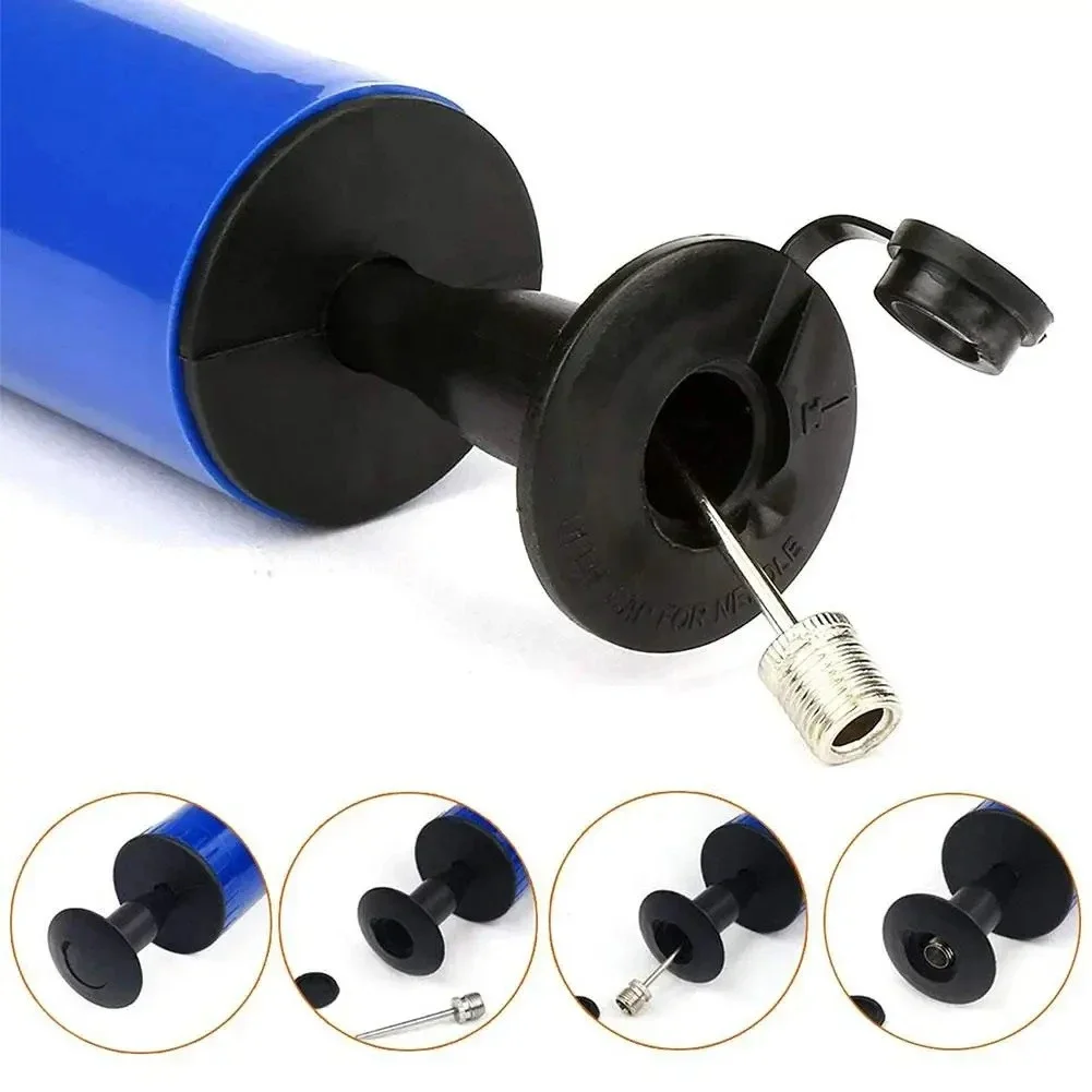 10 Buah/Set Kit Pompa Udara Tangan Mini Portabel Inflator dengan Jarum untuk Bola Sepak Bola Basket Voli