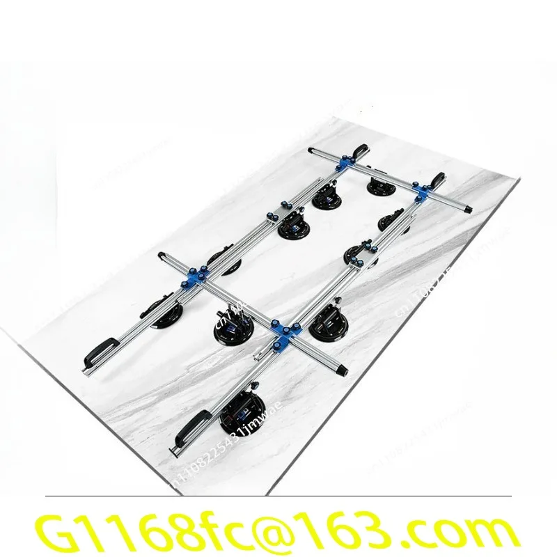 Tile Rock Slab Vacuum Suction Cup Handling Lifting Plate Frame Large Size Glass Stone Installation Paving Transportation Tool