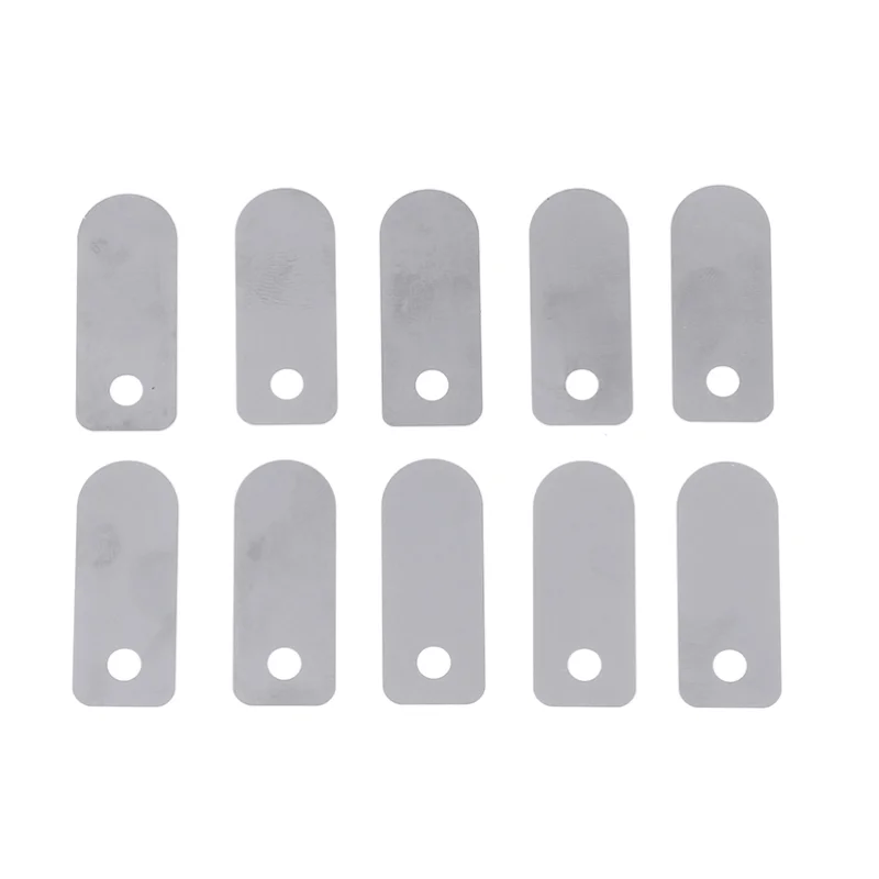 10pcs Air Compressor Valve Plates Aluminum Sheet Silver For Air Compressor Silent Oil Free Machine Compressor Valve Plate