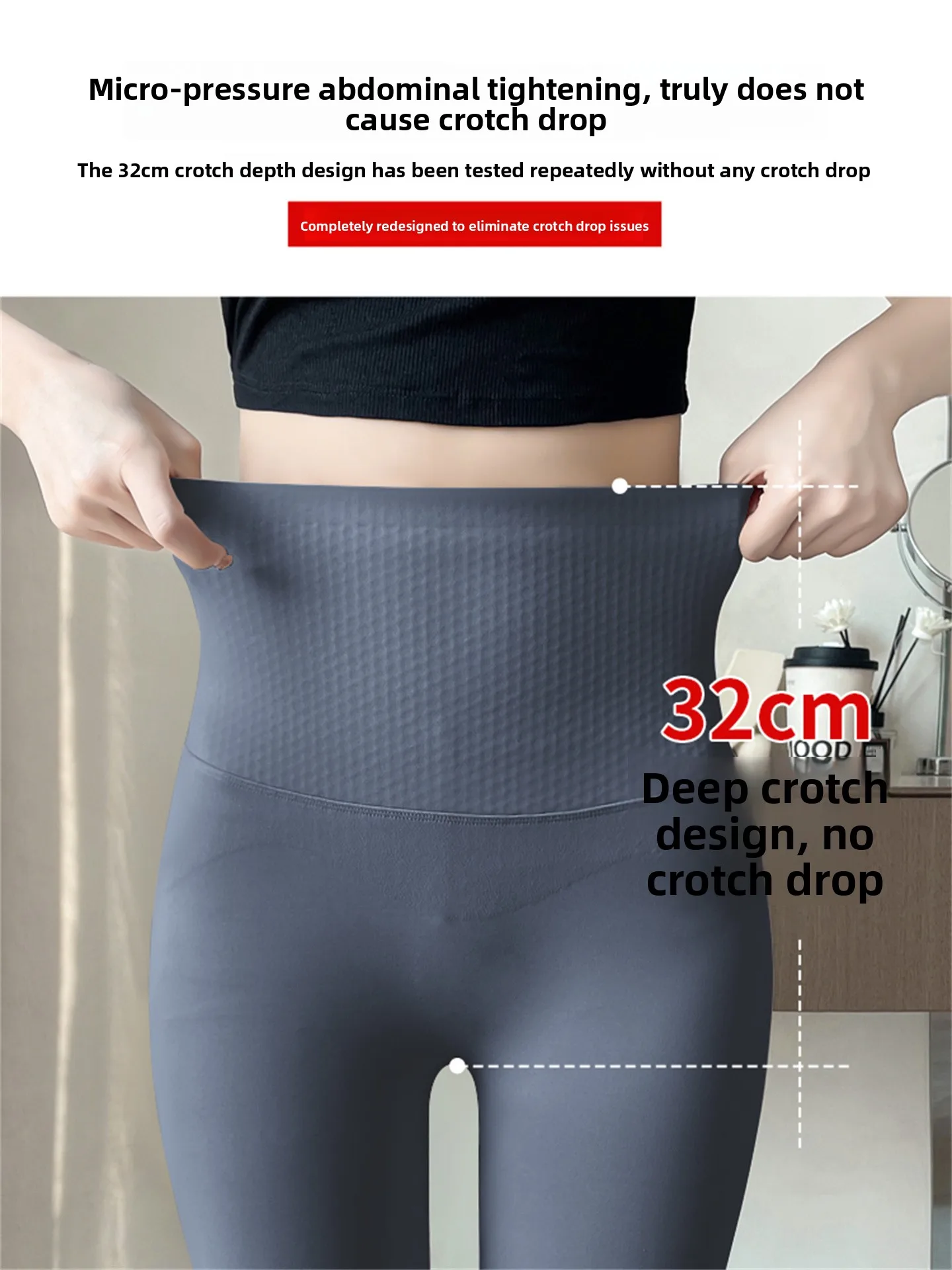 High Waist Yoga Pants Women's Spring Autumn ark Skin Sports Fitn Tummy Control Leggings Long Pants Nylon Spandex Blend