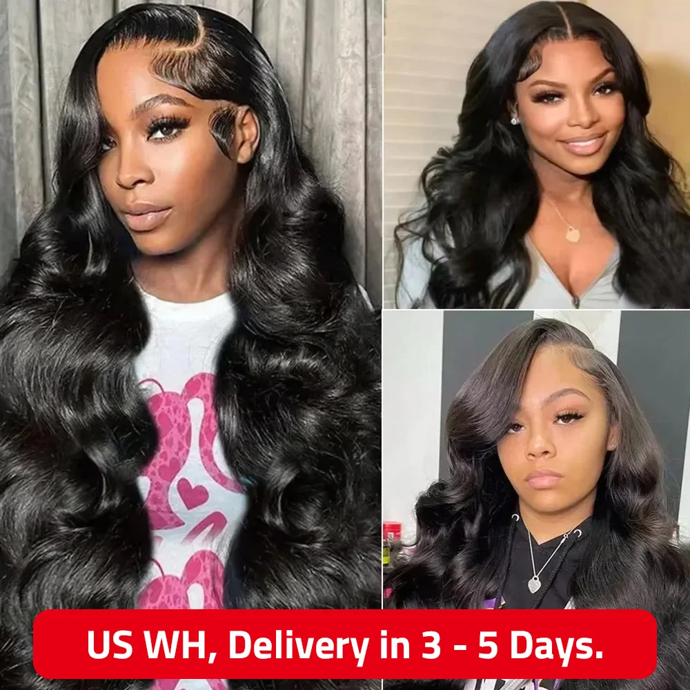 Body Wave 360 Full Lace Front Wig 13x6 Hd Lace Frontal Pre Plucked Human Hair 5x5 Glueless Lace Frontal Wigs for Women 36 inches