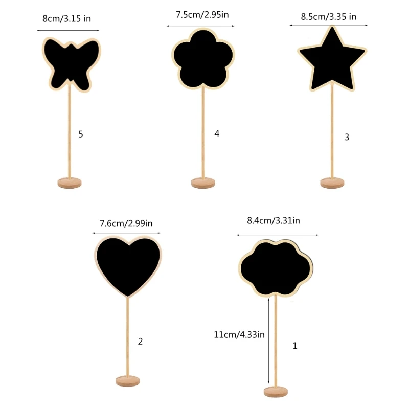 10 шт. деревянные таблички на доске с подставкой, маленькие таблички на доске для свадеб