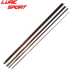 LureSport 2sets 1.43m 1.6m 1.8m 1.93m 4 sections UL Transparent Red Carbon blank Travel Rod Building Component Repair DIY