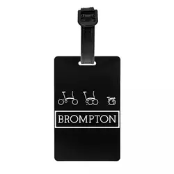 Custom Bromptons Bike Luggage Tag Privacy Protection Baggage Tags Travel Bag Labels Suitcase