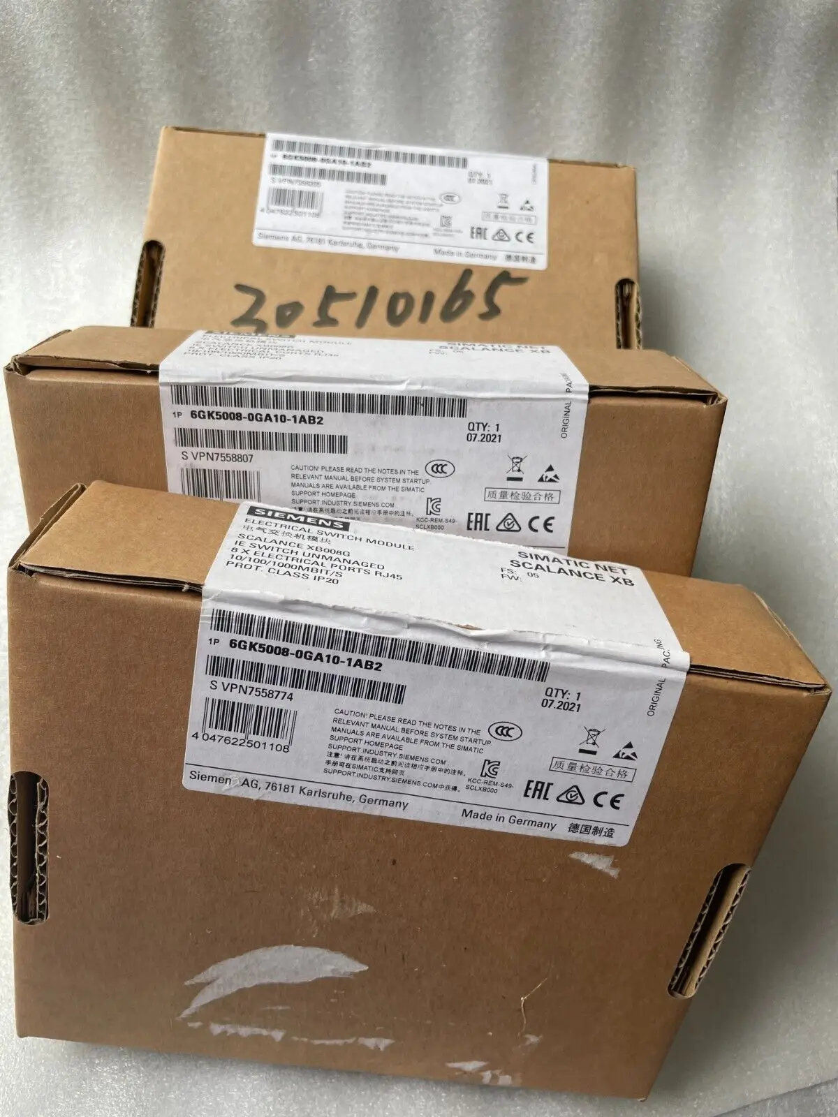 Коммутатор SIEMENS SCALANCE XB008G Ethernet 6gk5008-0ga10-1ab2 6gk 5008-0ga10-1ab2