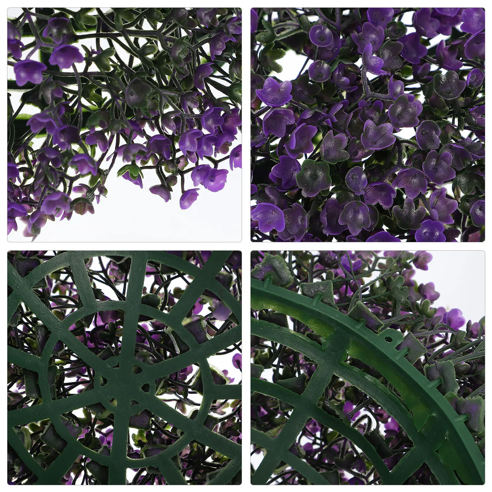 

1Pcs Simulated Plant Ball Plastic Green Grass Ball Decor Artificial Hanging Ornament for Home Mall Hotel Indoor Outdoor