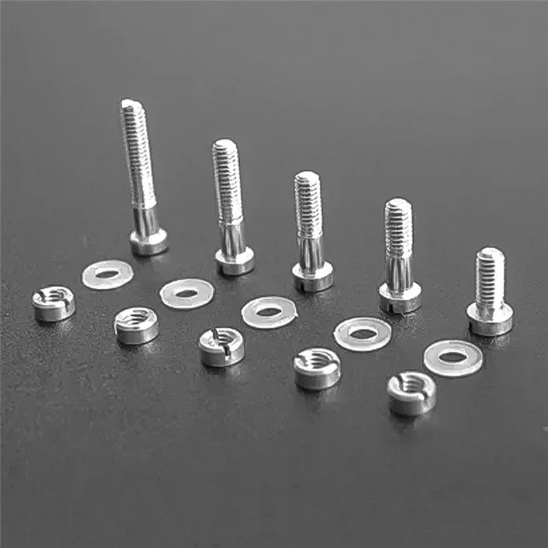 

B30C-M2.5 Headshell Cartridge Mounting Screws Universal Aluminum Bolts Screws Nuts For LP Vinyl Record Player Rapair Tool 11.5MM
