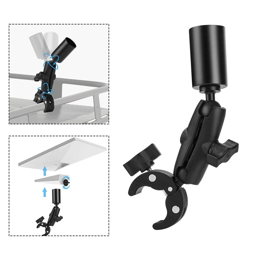 Adjustable Clamp Mount For Starlink For Mini Mount Alloy Circular Tube Clip RV Ladders Guardrails Power Tools Spare Parts