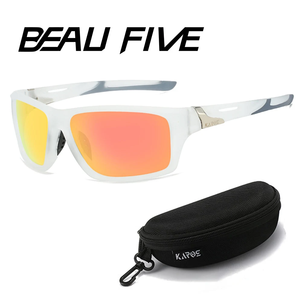 BEAU FIVE Polarized Fishing Sunglasses for Men/Women Fashion Shades with UV400 for Outdoor Driving Cycling Hiking With Box