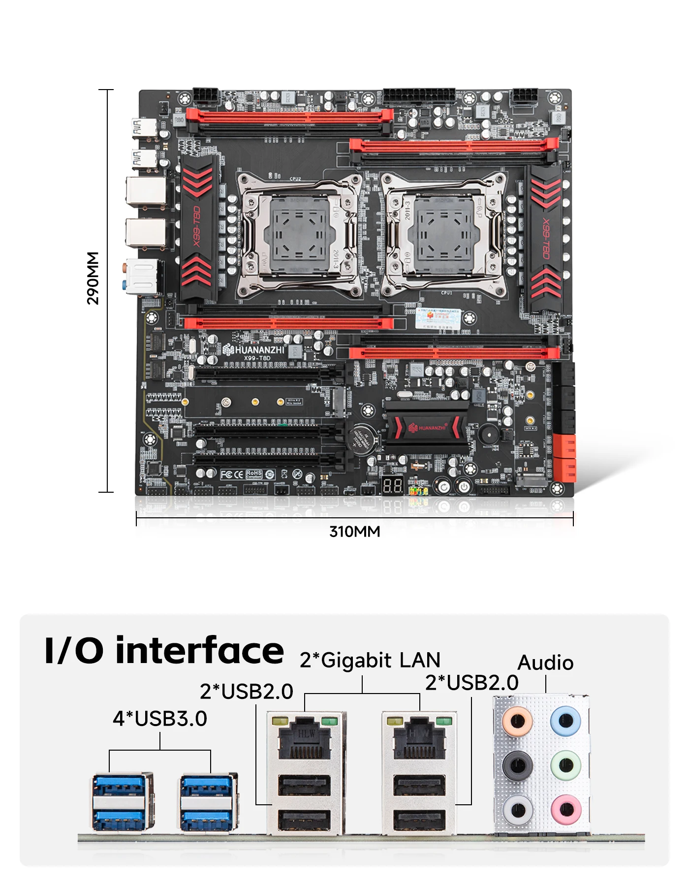 HUANANZHI X99 T8D LGA 2011-3 X - E5 2696 V3 incelemesi ve fiyatı