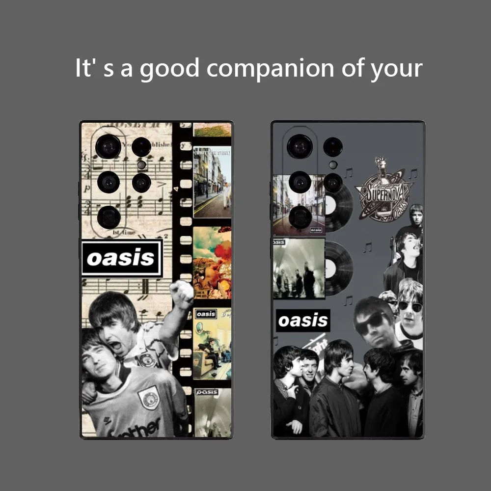 

Epc Rock Band O-Oasis Phone Case For Samsung Galaxy S25 Ultra S22 S23 S24 Ultra S21 S20 5G Protective Soft Silicone TPU Funda