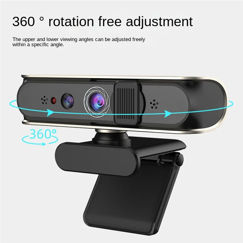 B63B-Desktop Face Recognition Login Built-In Microphone Camera For Windows Hello