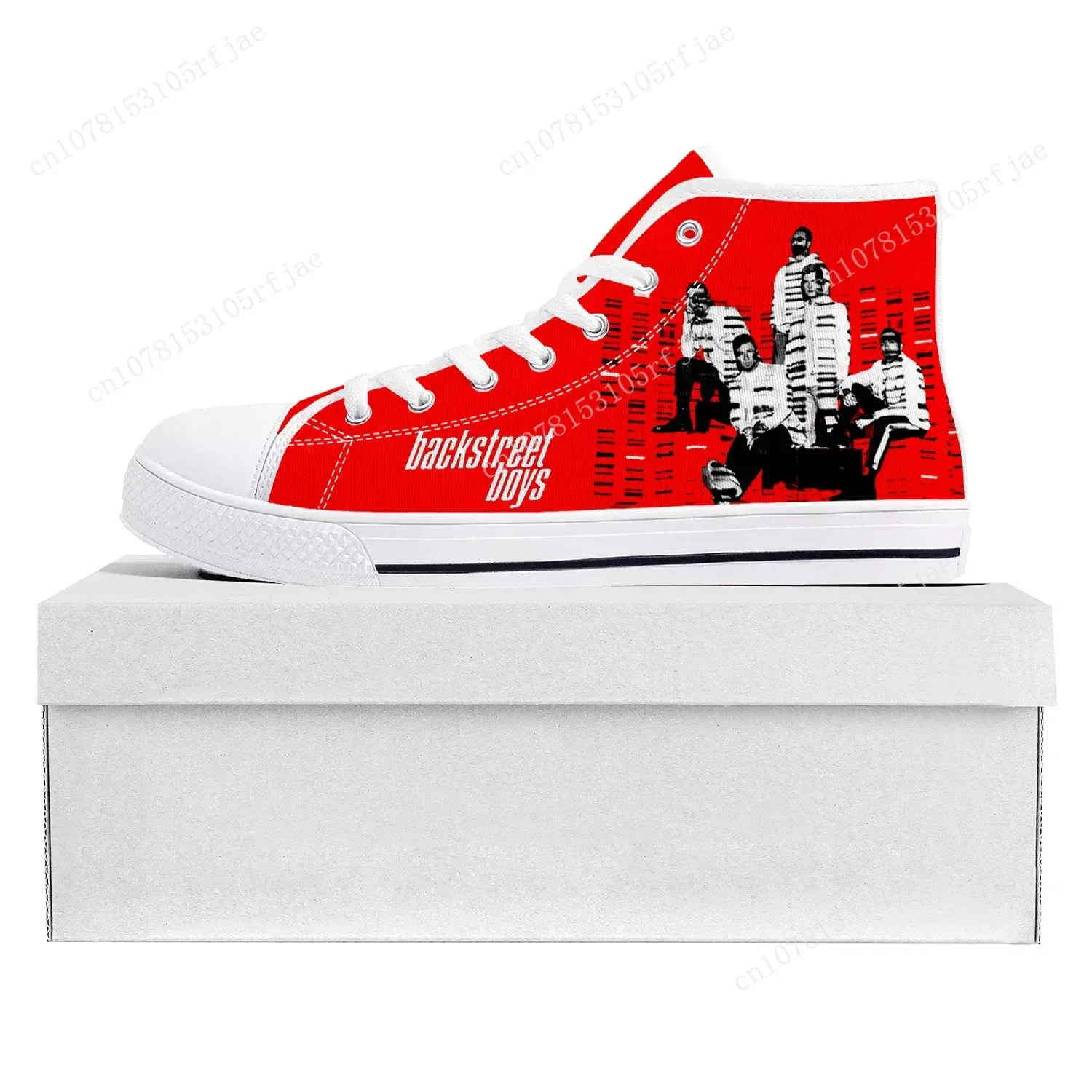 

Backstreet Boys Pop Band Bsb Fashion High Top High Quality Sneakers Mens Womens Teenager Canvas Sneaker Couple Shoe Custom Shoe