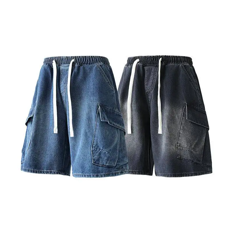 Premium Fabric Cargo Shorts for Men: Sweat-Wicking, Anti-Static & Wrinkle-Resistant | Comfortable Streetwear